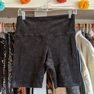 Cozy black bike shorts from target